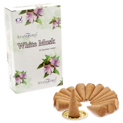 Incense Cones White Musk pack 15
