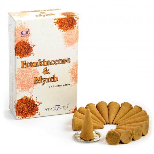 Incense Cones Frankincense & Myrrh pack 15