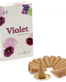 Incense Cones Violet Fragrance pack 15