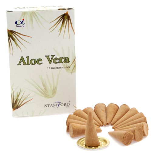 Incense Cones Aloe Vera Fragrance pack 15