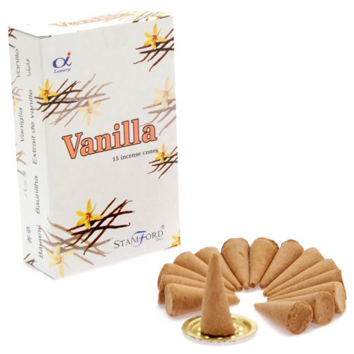 Incense Cones Vanilla pack 15
