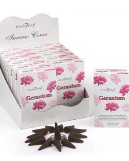 Incense Cones Geranium pack 15