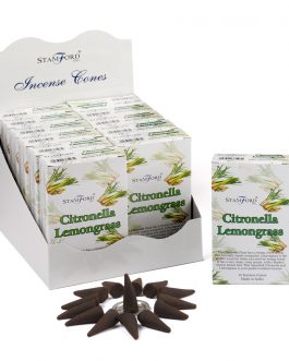 Incense Cones Citronella & Lemongrass pack 15