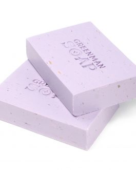 Greenman Handmade Soap Slice 100g – Lavender & Geranium