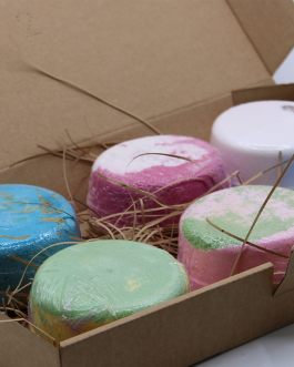 6 Essential & Fragrance Oil Large Bath Bomb Fizzer Set – Mix 2