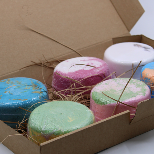 6 Essential & Fragrance Oil Large Bath Bomb Fizzer Set - Mix 2