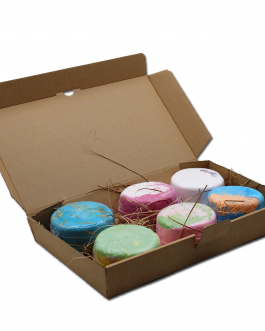 6 Essential & Fragrance Oil Large Bath Bomb Fizzer Set – Mix 2