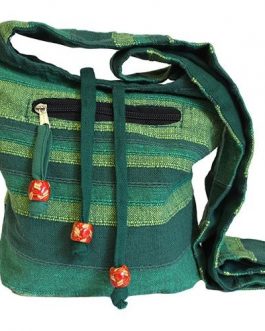 Small Nepal Sling Bag – Green