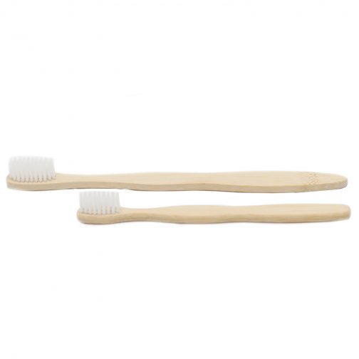 Bamboo Toothbrushes family pack of 4 - Cruelty free & Vegan - Image 2