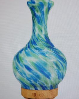 Aroma Atomiser – Blue / Green Glass Vase