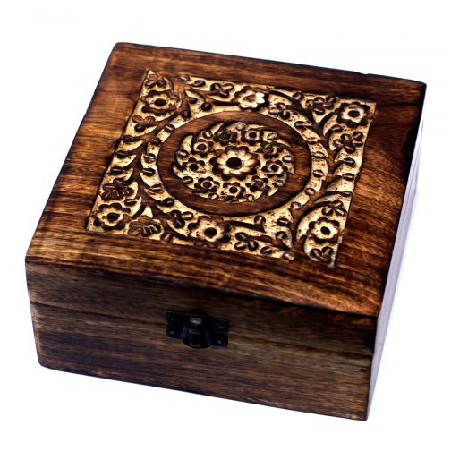 Aromatherapy Essential Oils Box - Holds 25 (10 ml bottles)