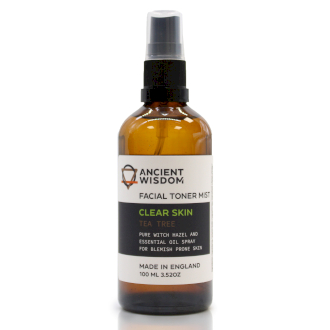 Facial Toner Mist 100 ml – Clear Skin – Witch Hazel & Tea Tree