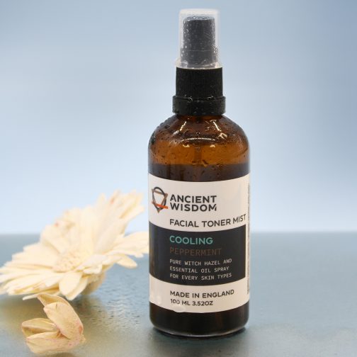 Facial Toner Mist 100 ml - Cooling - Witch Hazel & Peppermint - Image 2