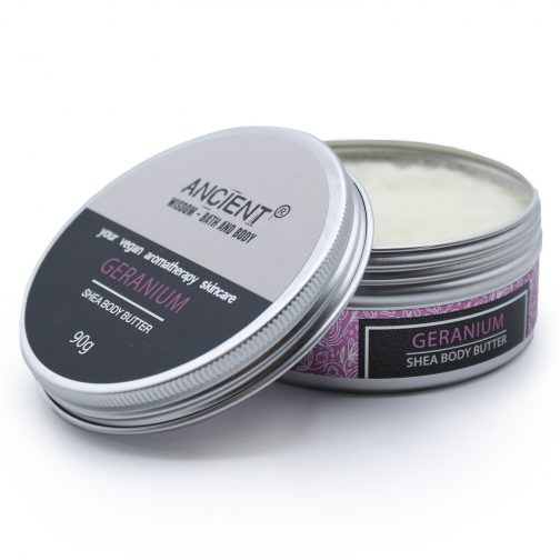 Aromatherapy Shea Body Butter - 90 g - Geranium