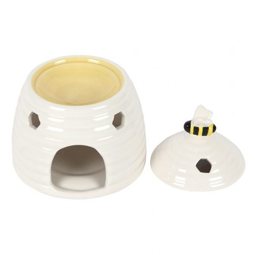White Beehive Ceramic Tealight Burner - Image 3