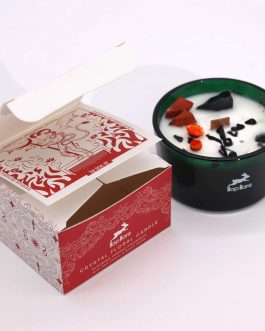 Hop Hare Red Jasper Crystal Candle – The Devil